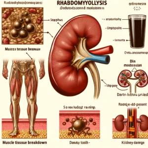 rhabdomyolysis-showing-muscle-tissue-breakdown